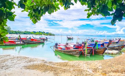 Krabi Boat - Railay Beach - Koh Lanta island real estate - koh lanta property why buy property in krabi Why Buy Property in Krabi? Koh Lanta island real estate Krabi Long Tail Boat 2025 01 409x251